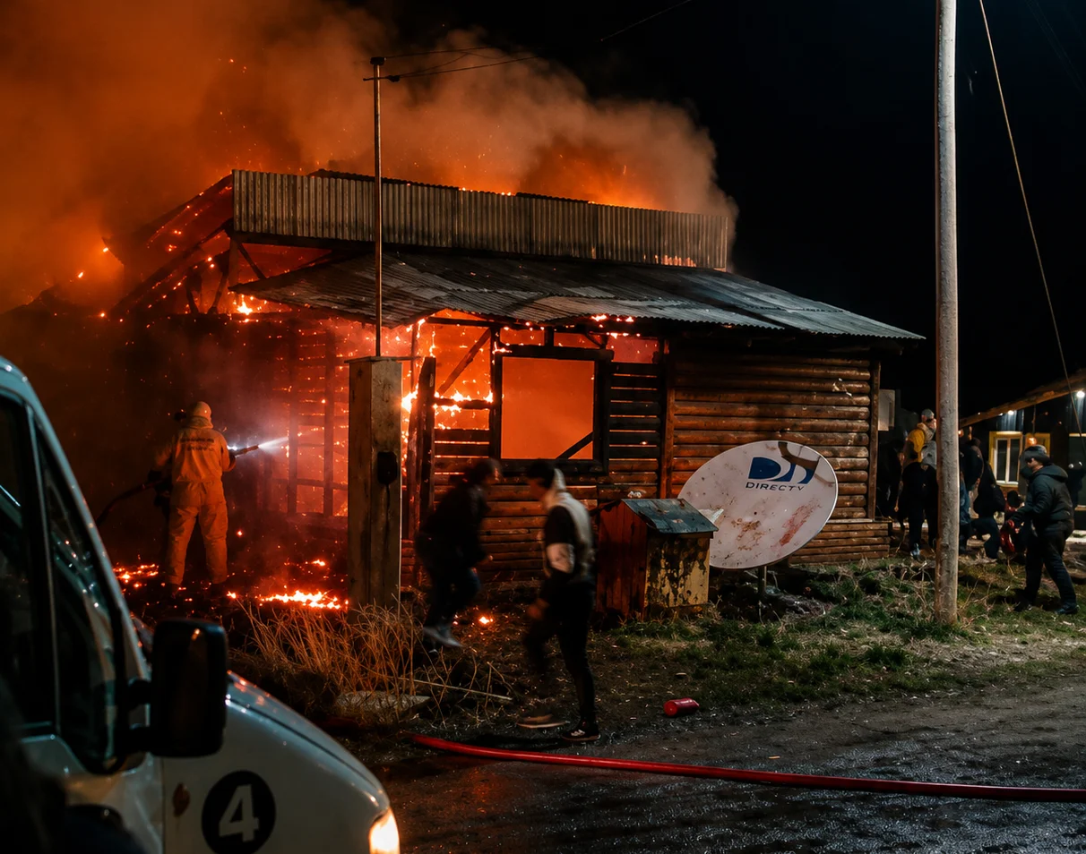 Incendio en 28 de Noviembre